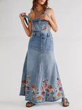 Embroidered Floral Skirtall