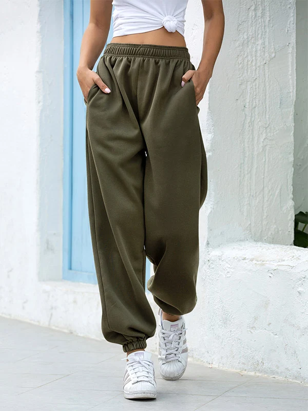 High Rise Loose Jogger Sweatpants