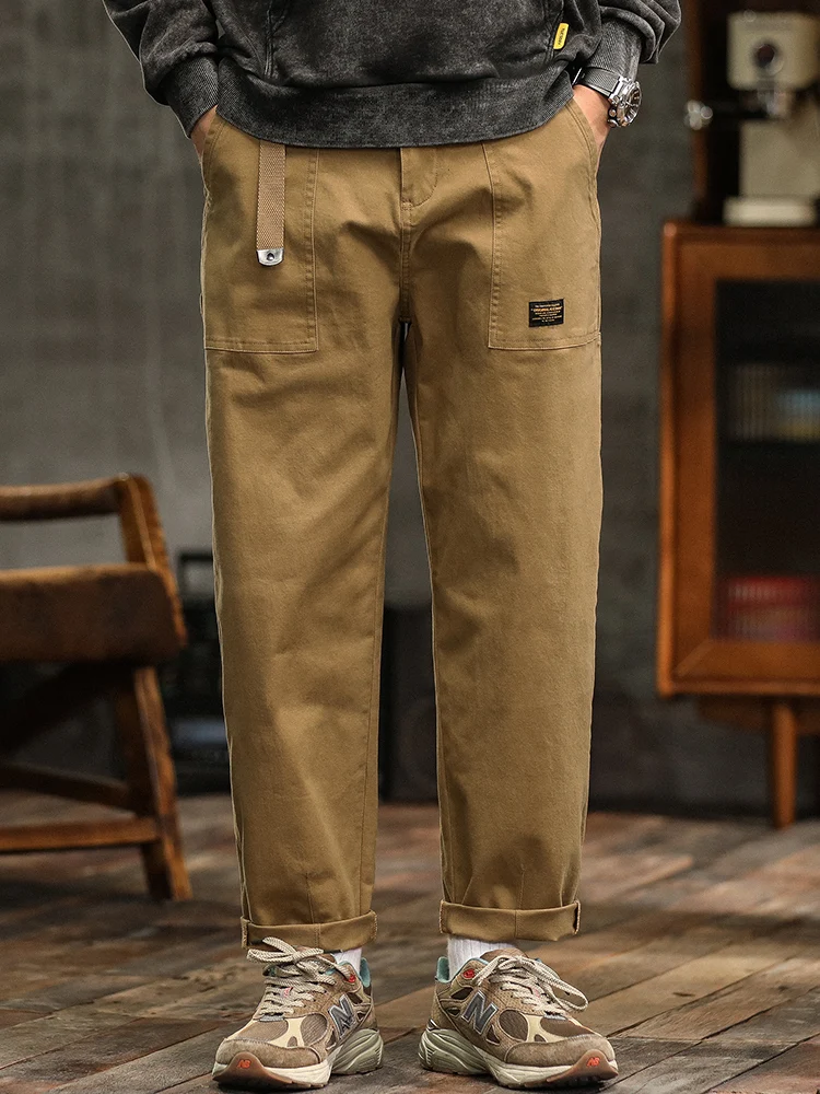 Men's Vintage-Inspired Casual Utility Pants