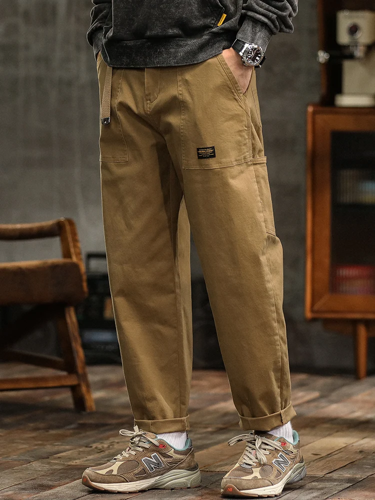 Men's Vintage-Inspired Casual Utility Pants