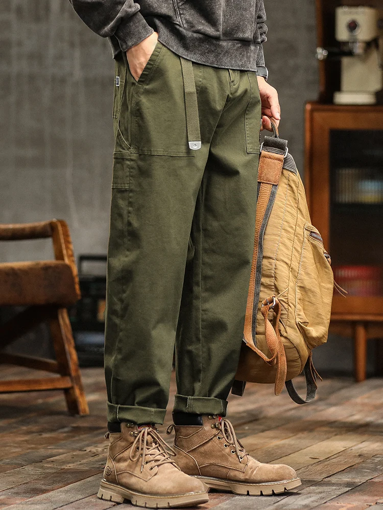 Men's Vintage-Inspired Casual Utility Pants